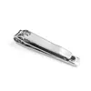 Cortador de Unhas Multiuso Doméstico, Cortador de Unhas Portátil Anti-Salpico para Adultos, Cortador de Unhas Grande de Boca Reta com Lixa