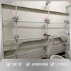 Campana de extracción Marco Sintético Rejilla de Acero Inoxidable Estante Bastidor de Destilación Barra de Conexión de PP Bastidor de Fijación de Tubería Doble Fila Bastidor de Torre de Condensación