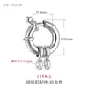 Hebilla Romana Más Anillo Hebilla de Resorte Hebilla Universal Trenzada Hecha a Mano para DIY Accesorios de Hebilla Pulsera Hebilla de Collar Hebilla de Conexión