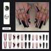 Mostrando Arte de Uñas Blanco Otoño e Invierno Necesario Arte de Uñas de Diamante Brillante Temperamento de Hada Pura Diamante Completo Usar Armadura 24 Piezas