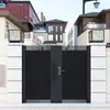 Zhejiang Yongkang Puerta de Casa Puerta de Jardín de Hierro Fundido Puerta de Patio de Casa Habitación con Contraseña Rural Puerta de Hierro Artístico de Aluminio para Patio