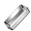 [Venta Flash] Placa de Acero Inoxidable Resistente a Ácidos y Álcalis Bandeja Rectangular Plato Cuadrado de Cocina Plato Profundo para el Hogar Plato Plano para Horno