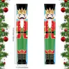 2026 Nuevo Pareado Navideño Fiesta Papá Noel Árbol de Navidad Decoración Colgante de Puerta Arreglo de Escena Bandera Colgante Exterior