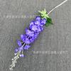Flor Artificial Golondrina Voladora Gruesa Terciopelo Golondrina Voladora Grande Violeta Flor Artificial Decoración del Hogar Ramo Boda Guía de Camino de Boda Fila de Piso