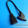 Cabo de extensão HDMI macho para fêmea Cabo de extensão HDMI Curva de 75 graus Curva oblíqua HDMI 0,2 m OD5.5 Cabo HDMI HD