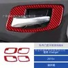 Adecuado para Dodge Charger 2015+ Modificación Interior de Coche Panel Portavasos de Fibra de Carbono Decoración del Volante y Asiento del Pasajero