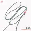 Cordón para Collar de Jadeíta Jade Hetian Hecho a Mano DIY de Gama Alta para Mujer Cordón Ajustable Colgante de Cinabrio Venta al por Mayor