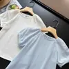 Nueva Camiseta de Manga Abullonada para Niñas/Ropa de Manga Corta para Niños Primavera/Verano 2026 485778