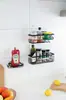 Prateleira de Banheiro de Aço Inoxidável para Vaso Sanitário Sem Perfuração Vaso Sanitário Lavatório Armazenamento na Parede Banheiro Pendurado na Parede