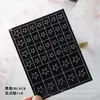 Adesivos Vazados para Manicure Francesa Formato de Pintura Spray Estrela de Cinco Pontas Coração Urso Renda Xadrez Pistola de Spray Decalques Anti-respingo
