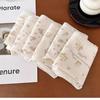 7A Ropa Interior Antibacteriana para Mujer Algodón Puro Transpirable Cadera Sin Marcas Nuevo Estilo Francés Jardín Romántico Braguitas con Encaje Suave