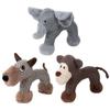 Fornecimento pontual de brinquedos vocais de animais Teddy Chai cão Corgi método cão ranger dentes limpeza brinquedos de pelúcia resistentes a mordidas