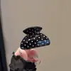 Grampo de cabelo suave estilo coreano para mulheres, estiloso, doce, de alta aparência, elegante, novo grampo tubarão 2026 para a parte de trás da cabeça