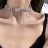 Diseño de Nicho Cadena de Cuello Súper Brillante con Pedrería para Mujer Estilo de Lujo Ligero Avanzado Cadena para Clavícula Estilo Ins 2022 Nuevo Estilo Collar