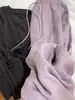 ¡Altamente Recomendado! ¡Recomendación Vocal!! Pantalones de Lino Morado Claro Súper Elegantes para Mujer, Pantalones Casuales de Pierna Recta para Verano