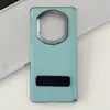 Adecuado para Funda de Teléfono Móvil Huawei Matex7, Tirador de Eje Central, Soporte Giratorio Todo Incluido, Funda Protectora Anticaídas, Funda de Teléfono Móvil de Cuero Liso