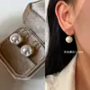 Brincos de Pérola de Alto Padrão em Prata Esterlina Brincos Femininos Brincos de Gancho de Orelha de Alto Padrão Brincos de Pérola Salto Alto 2025 Novo