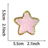 Estrellas Ricas Multielemento, Corazones, Arcoíris, Rayos, Flores, Pegatinas de Chenilla Autoadhesivas Multicolores DIY Listas para Usar
