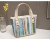 Bolsas de Mujer, Bolsos de Mano, Bolsos, Bolsos Tejidos de Nueva Moda 2025, Bolsos Cubo Simples de Hombro, Cestas de Verduras