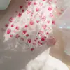 Tomoni Calcomanías Metálicas para Uñas DIY Populares Dulces Hielo Transparente Calcomanías para Uñas Rosa Fresa Joyería Calcomanías Arte para Uñas
