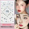 Internet Red Eye Makeup Diamond Drop Drill Broca quebrada Lágrima Broca Adesivo Autoadesivo Lágrima Toupeira Maquiagem Flash Jóias de diamante Maquiagem criativa Rosto Adesivo Broca