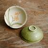 Verde Pavo Pedernal Rojo Taza de Té Cerámica Taza de Té Taza Individual Kung Fu Set de Té de Gama Alta Sombrero Narciso Taza