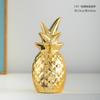Adornos Cerámicos de Piña Minimalistas Modernos, Accesorios para el Hogar Chapados en Oro, Creativos para Sala de Estar, Estudio, Gabinete de Vino, Exhibición en Ventana