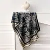 Cachecol de Cashmere Jacquard com Planta Tropical Nova Moda Outono e Inverno Cachecol Longo Feminino Xale de Alta Qualidade à Prova de Frio