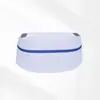 Gorro de Enfermera Gorro de Cola de Milano Blanco Rosa Azul Médico Aprendizaje Prácticas Jefa de Enfermeras Quirófano Barras Finas Gruesas
