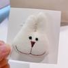 HD10138A015 Tecido Mori Coelho Desenho Animado Urso Grampo Franja Lateral Artística Franja Desfiada Acessórios de Cabelo Acessórios de Cabelo