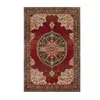 Tapete persa estilo vintage para sala de estar, quarto, varanda, cabeceira da cama, hall de entrada; tapete de chão à prova de poeira, resistente à sujeira, resistente ao desgaste, antiderrapante