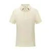 Camisa Polo de Color Puro Premium con Tecnología Ice Oxygen, Ropa de Trabajo Unisex para Verano Corporativo con Impresión Personalizada