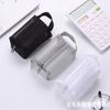 Bolsa de almacenamiento transparente de malla, mini bolsa con cremallera, bolsa para cosméticos, gran capacidad, cambio de llave, tarjeta, bolsa pequeña, bolsa portátil para tarjetas