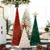 Decoración navideña y artículos de decoración para el hogar más vendidos a nivel transfronterizo: chimenea de mesa independiente y adornos de árbol de Navidad de madera