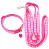 Collar con campana para garra de perro de color correa para cachorro gatito collar de perro correa para perro correa para perro suministros para mascotas