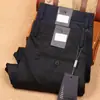 Calça casual de negócios masculina fina da série z para primavera e verão, fibra de poliéster, algodão elástico, lisa, não precisa passar, anti-rugas, reta