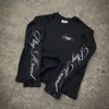 Camiseta de Manga Larga tipo Waffle Estilo Europeo y Americano para Mujer, Primavera 2026, Patrón Geométrico, Top Casual Moda Urbana, Blanca con Pedrería