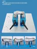 Marcado y Pintura Azul Tecnología de Tres Coordenadas Ensamblaje CNC, Fijaciones y Herramientas de Sujeción de Perfilado Flexible Automatizadas
