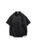 Camisa de Manga Corta Fina de Verano para Hombre 2024 Nuevo Estilo Chino Botón Estilo Chino Más Fácil de Combinar Cuadros Holgada Casual