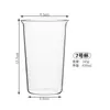 Estilo Ins Simples Copo de Água de Vidro Borossilicato Grande Capacidade Copo Alargado Copo para Café Latte Copo para Chá de Frutas Copo para Bebidas Frias