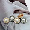 Botones Decorativos de Perlas de Lujo Ligero Estilo Francés Clásico, Botones Vintage para Abrigo, Botones para Cárdigan de Suéter, Botones Metálicos Estilo Chanel