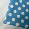 En Stock Polié Similar al Algodón Tejido Plano Estampado Digital Clásico de Lunares para Ropa, Sombreros, Bolsos, Decoración y Manteles