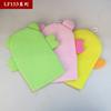 Toalla fina con dibujos de animales para el baño, guantes de baño con dibujos para niños, toalla de baño bordada para niños