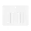 Tarjeta de cartulina blanca en blanco para pasador de pelo 8X10.5 Estilo chino Tarjeta de clip para niños con logotipo personalizable para accesorios para el cabello