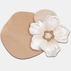 Tapete de Chão de Terra de Diatomáceas Simples Transfronteiriço, Tapete Floral Antiderrapante de Forma Irregular para Banheiro, Tapete de Chão Absorvente de Água e Secagem Rápida para Entrada de Banheiro
