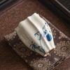 Panda pequeño pintado a mano cuerda Copa Maestra de la Luna Taza Individual Madera de pasto gris juego de té Taza de té cerámica taza de té kung fu té taza de té