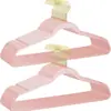 Cabides de Plástico Estilo Ins Transfronteiriço para Uso Doméstico, Transparentes, Não Marcam, Anti-Marca de Ombro, Estilo Fada de Cristal, Cabides de Luxo Leve