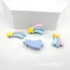 Parche de Resina Arcoíris Globo Aerostático Accesorios para Joyería DIY Material Decorativo para Hebilla de Zapato Pasador Pegamento Cremoso Funda de Teléfono Móvil