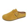 2026 Verano Nuevos Zapatos Birkenstock Ins Estilo Coreano Estudiante Femenina Sin Cordones Medio Deslizante Zapatos Casuales Estilo Callejero Y02