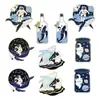 Insignias Metálicas Personalizadas, Emblemas Escolares Pintados, Accesorios de Dibujos Animados, Pequeños Accesorios de Aleación Hechos a Medida, Emblemas Escolares Hechos a Medida